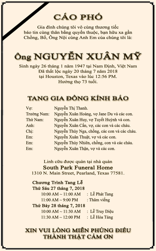 Cáo phó