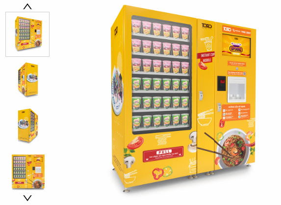 Máy bán mì tự động nhanh gọn tiện lợi 24/7