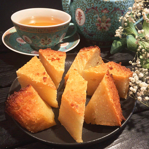 Gâteau au manioc vietnamien - Bánh khoai mì - Dessert vietnamien